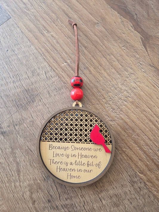 Rattan Memorial Ornament