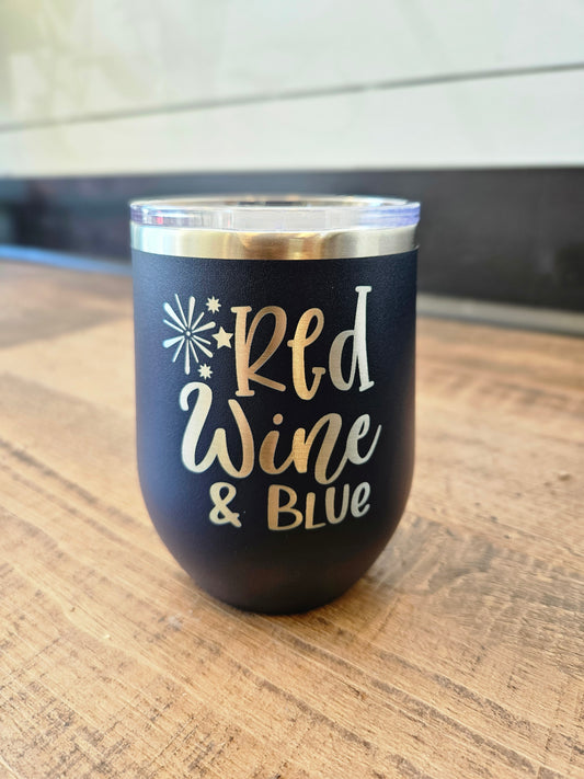 Red Wine & Blue Wine Tumbler