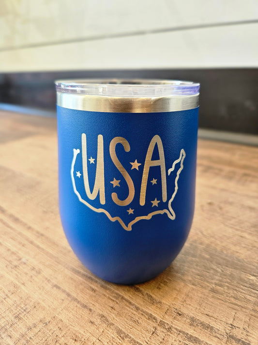 USA Wine Tumbler