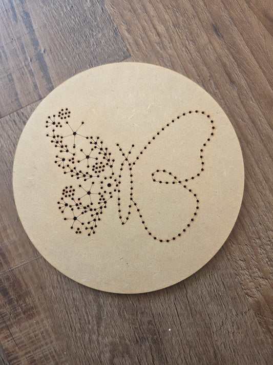 Butterfly Embroidery Pattern Board