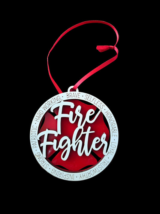 Fire Fighter Ornament