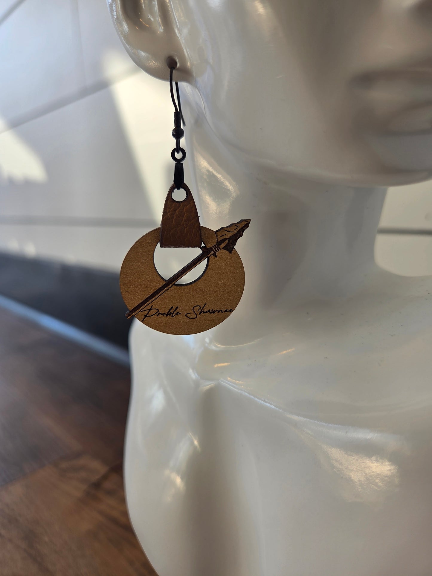 Preble Shawnee Wood Earrings