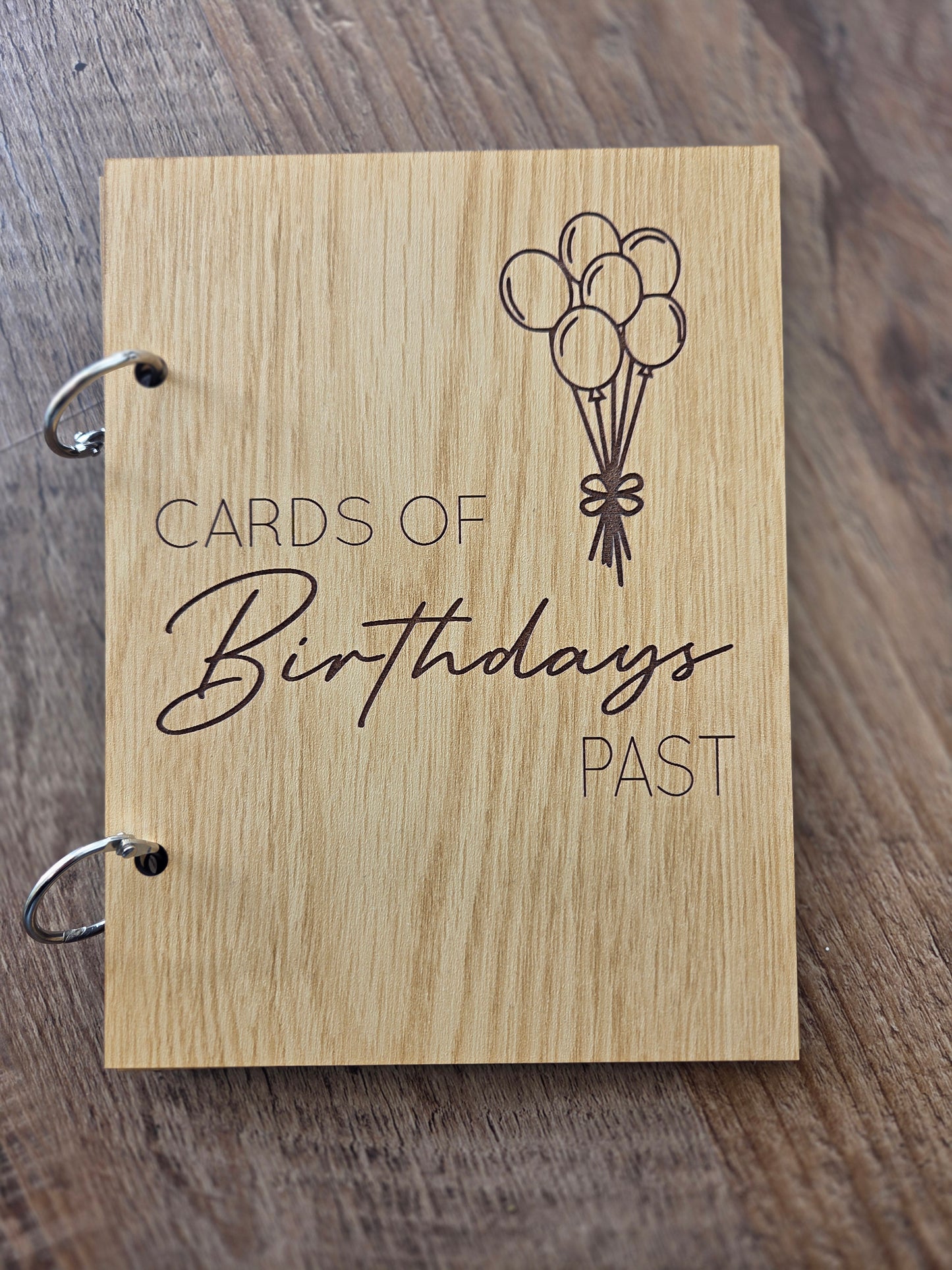 Birthday Balloons Card Book