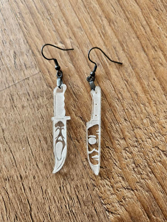Halloween Knife Earrings