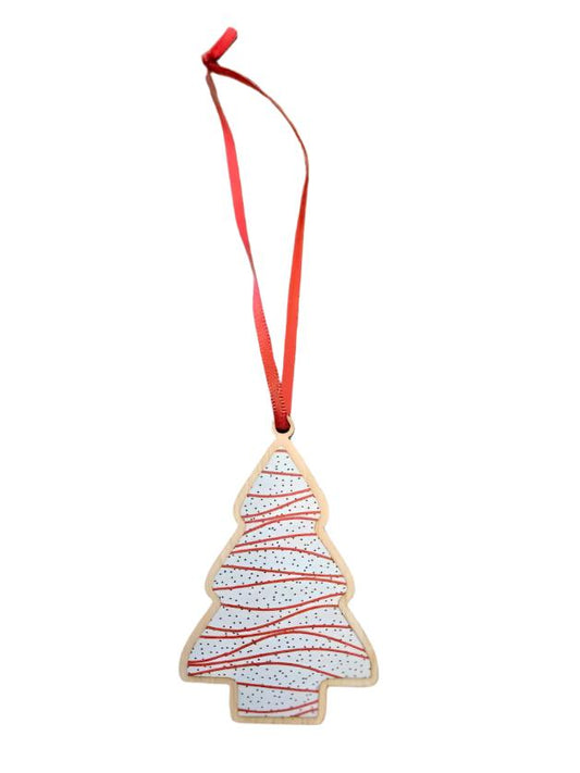 Christmas Tree Snack Cake Ornament