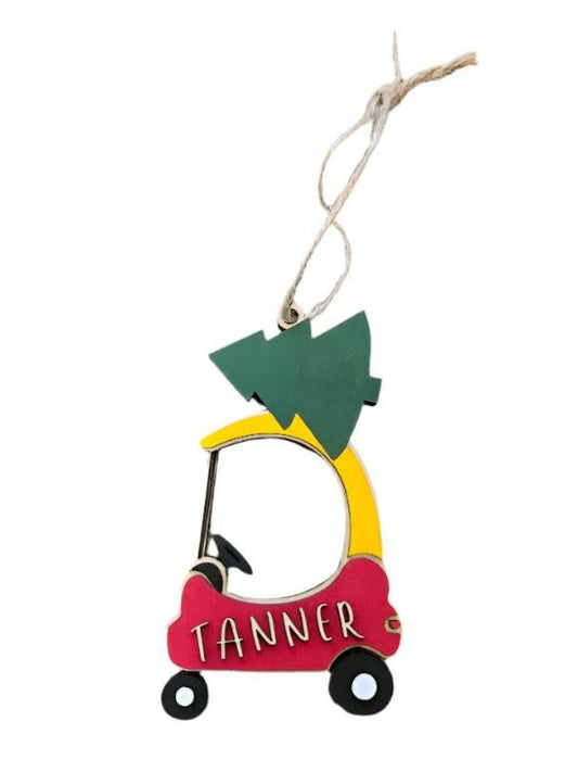 Customized Cozy Coupe Ornament