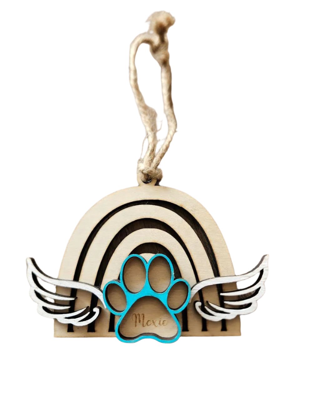 Dog Memorial Christmas Ornament