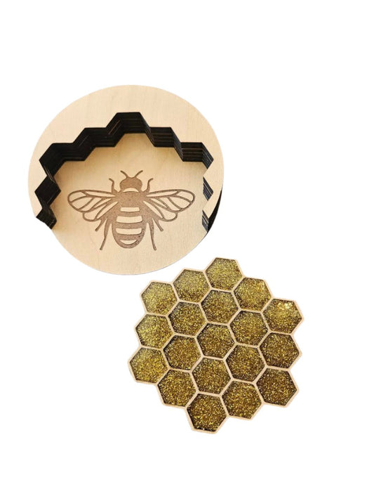 Honeycomb Coaster Set