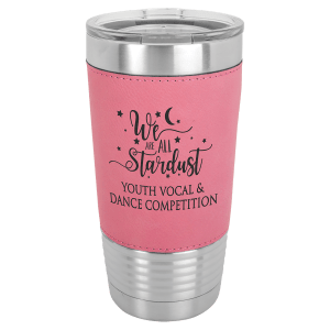 20oz Leather Tumblers