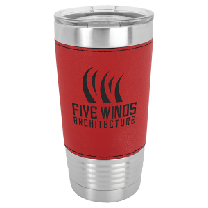 20oz Leather Tumblers