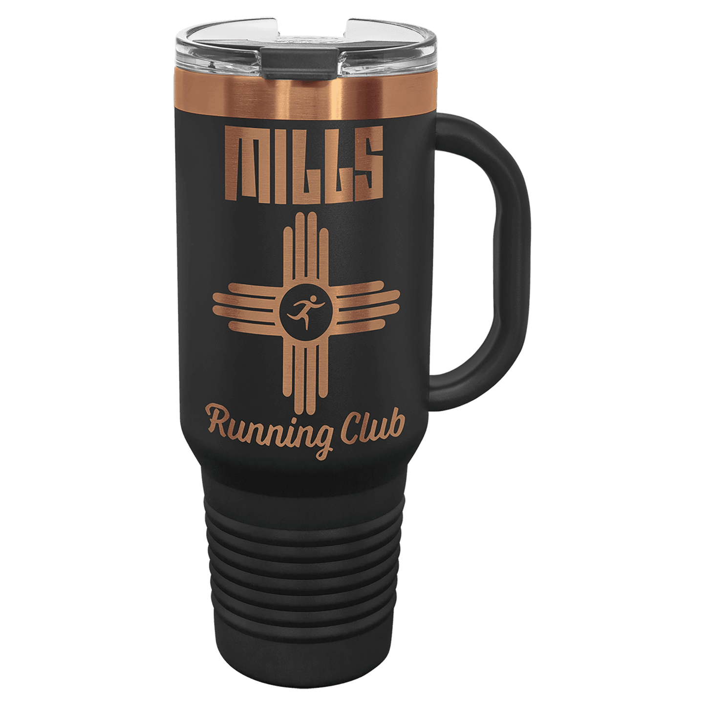 40 Oz. Travel Mug With Handle & Straw