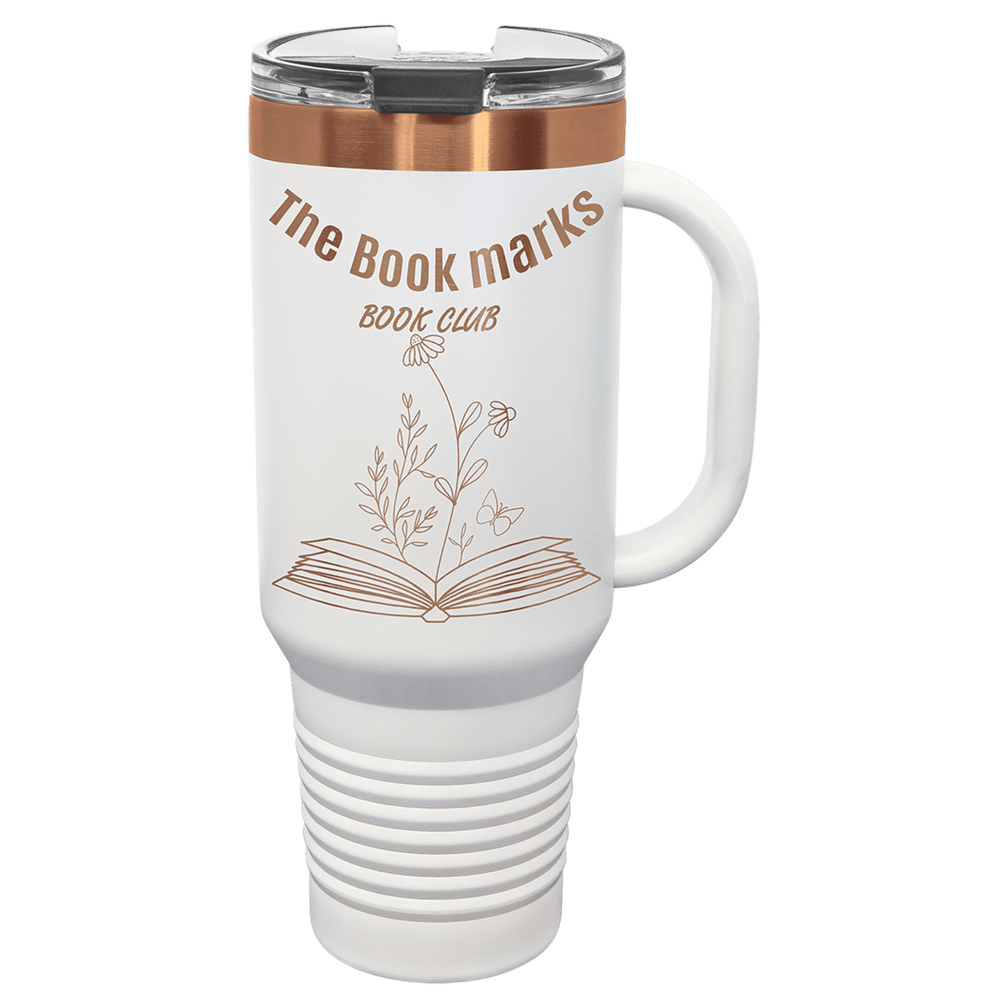 40 Oz. Travel Mug With Handle & Straw