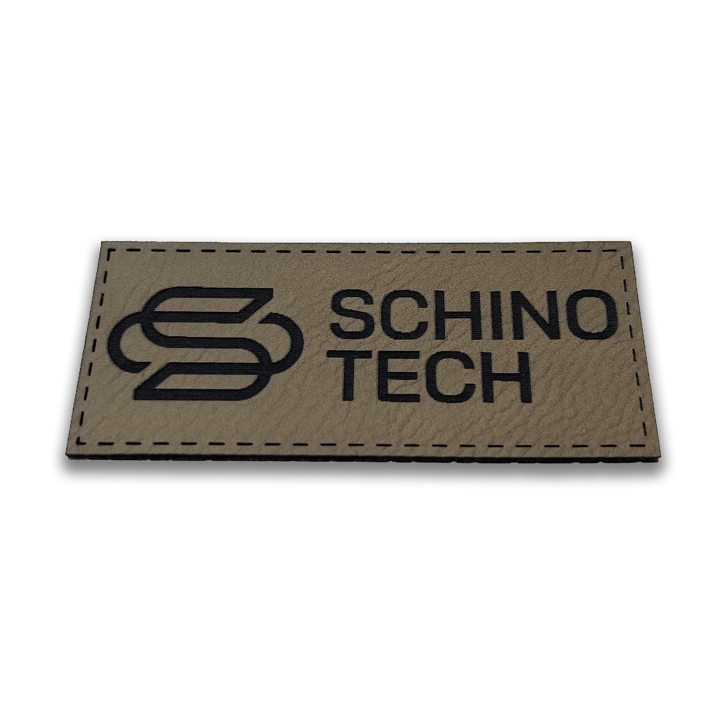 Laser-Engraved Leatherette Patch