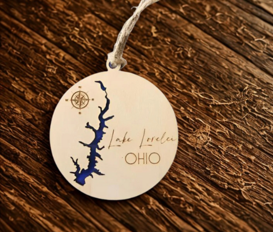 Lake Lorelei Christmas Ornament