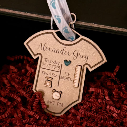 Custom Baby Onesie Ornament