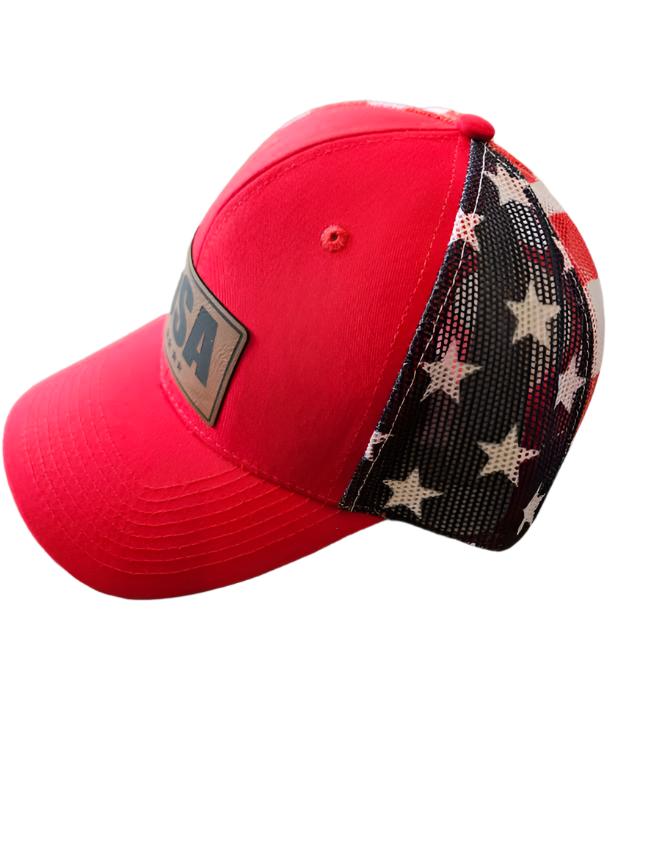 USA American Flag Trucker Hat