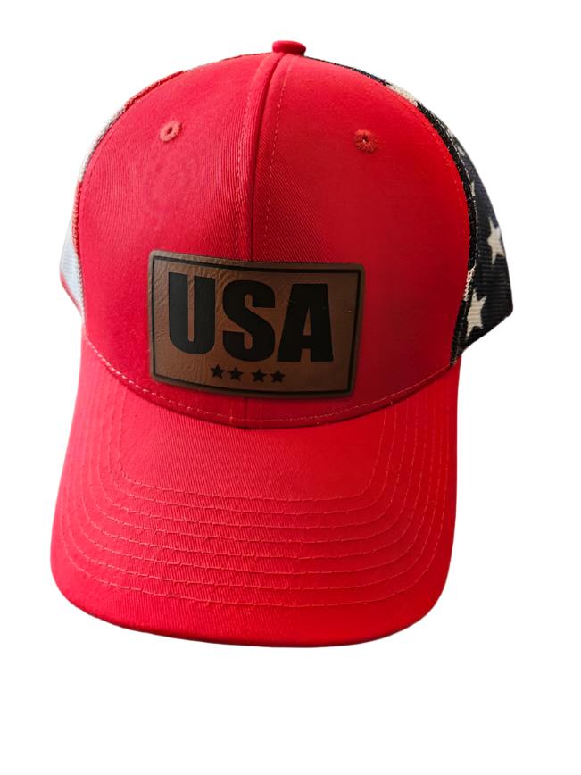 USA American Flag Trucker Hat