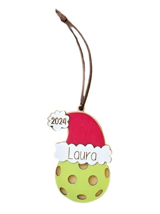 Pickleball Christmas Ornament