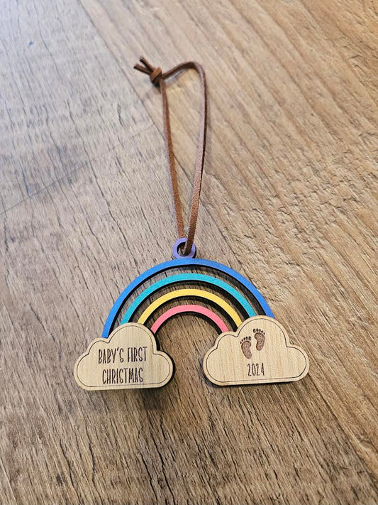 Rainbow Baby Ornament