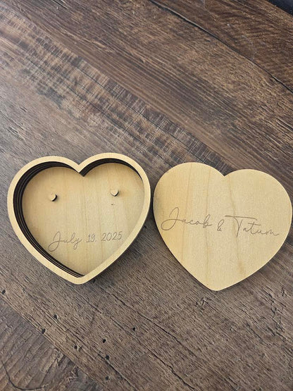 Custom Wedding Ring Box