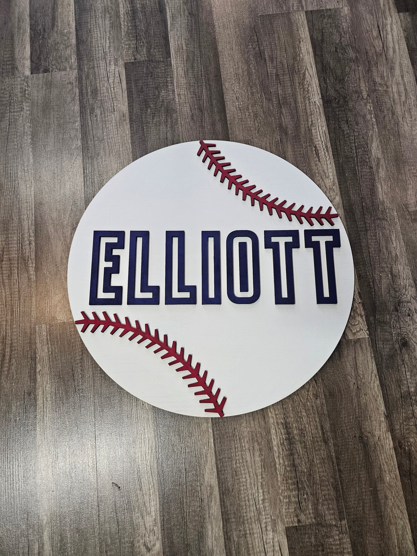 Baseball Nursery Sign