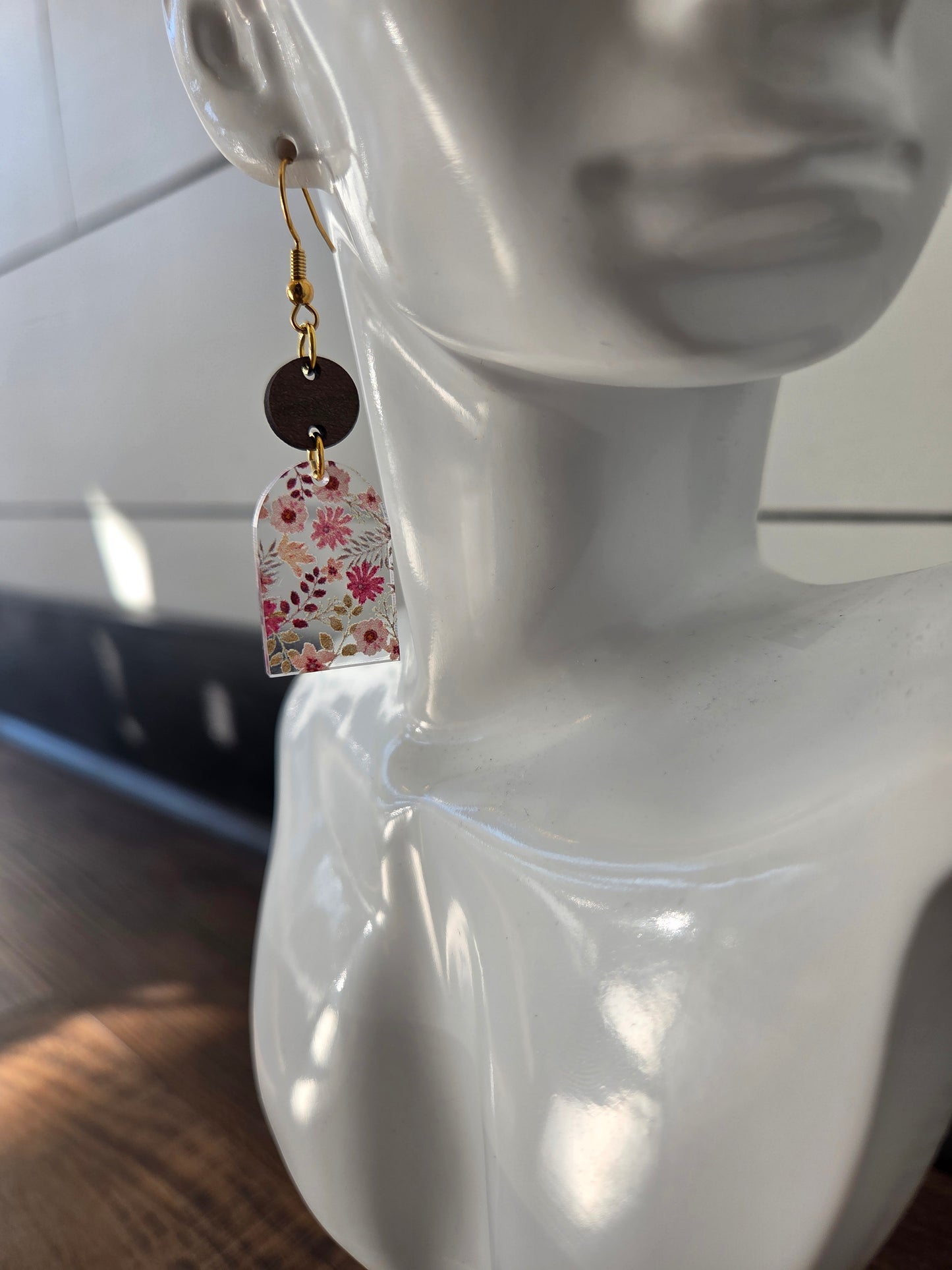 Blush Bloom Drops Earrings