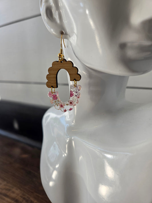 Blossom Arch Dangle Earrings