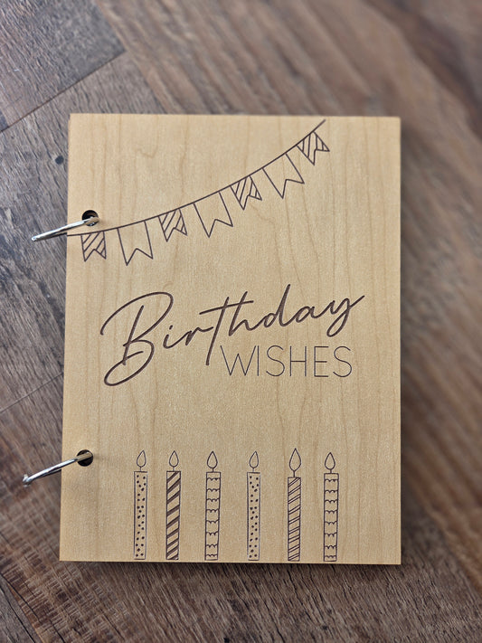 Birthday Wishes Card Book