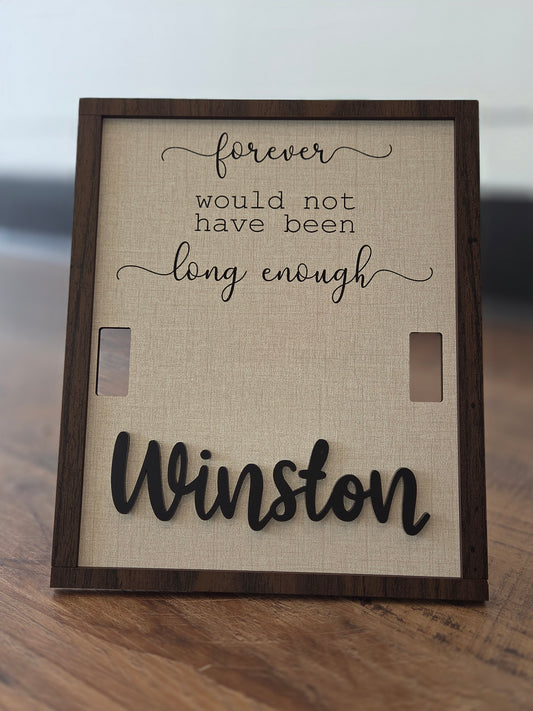 Dog Collar Memorial Frame