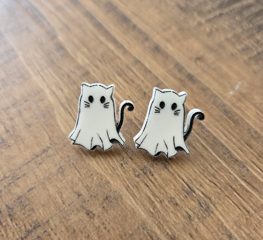 Kitty Ghost Earrings