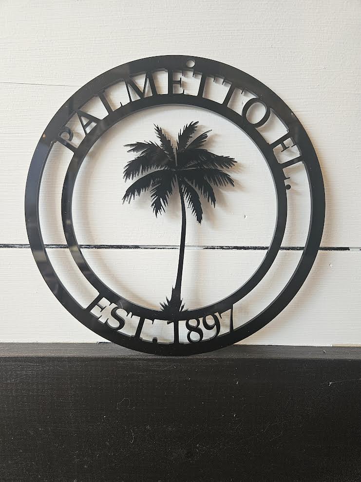 Acrylic Palmetto FL. Sign