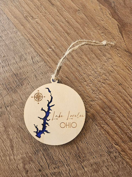 Lake Lorelei Christmas Ornament