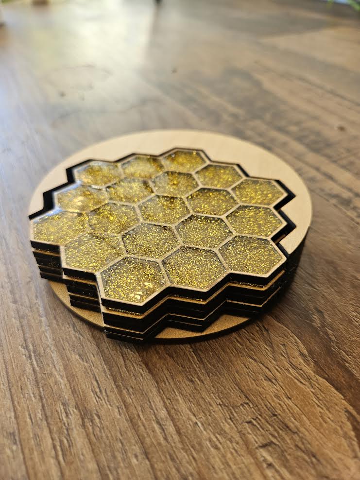 Honeycomb Coaster Set