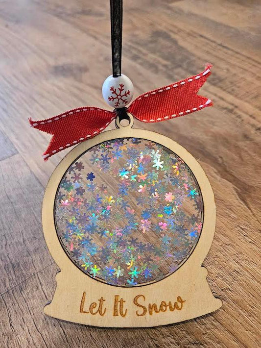 Snow Globe Christmas Ornament