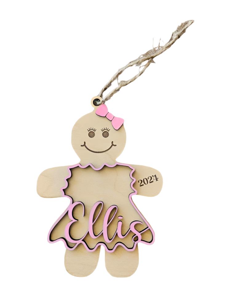 Gingerbread Girl Ornament