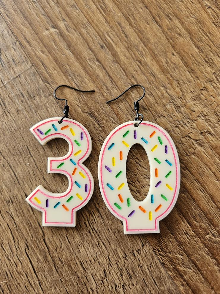 Birthday Candle Earrings