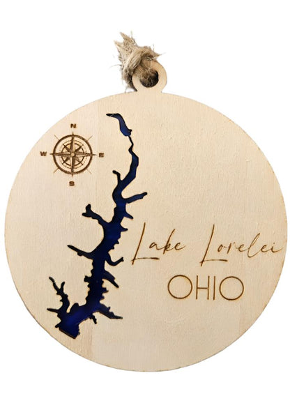 Lake Lorelei Christmas Ornament