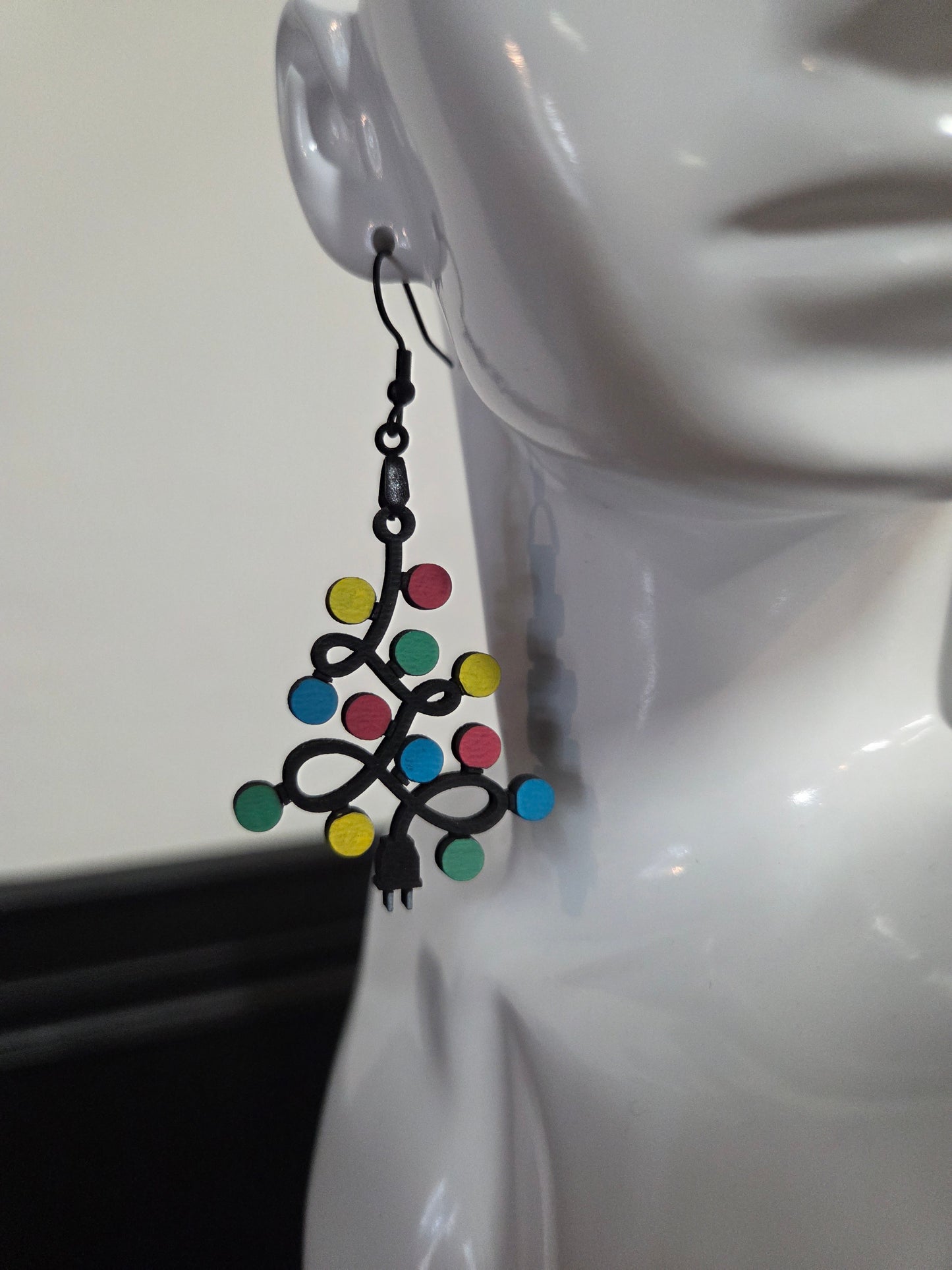 Christmas Light Earrings