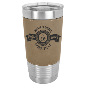 20oz Leather Tumblers