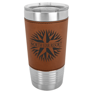 20oz Leather Tumblers