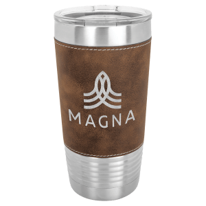 20oz Leather Tumblers