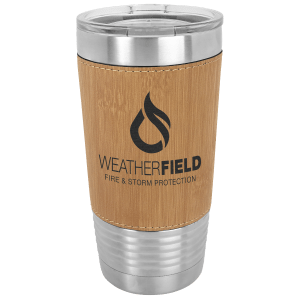 20oz Leather Tumblers