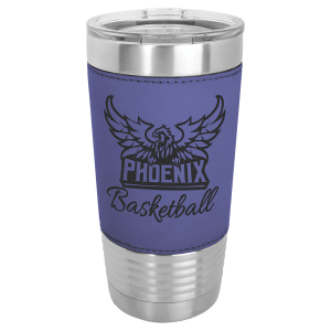 20oz Leather Tumblers