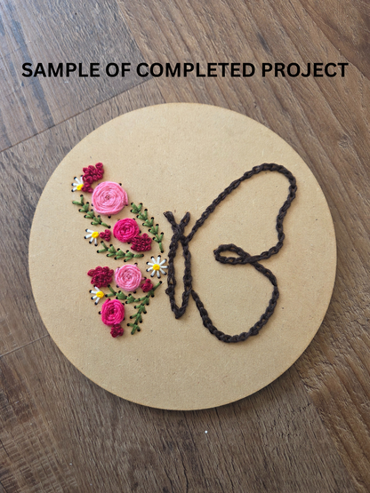 Butterfly Embroidery Pattern Board