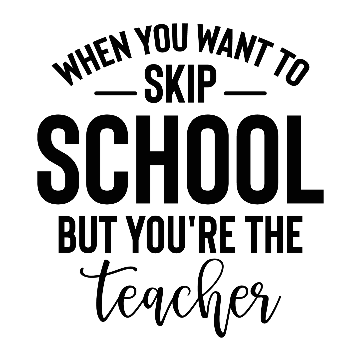 Skipping School 2x2 Magnet