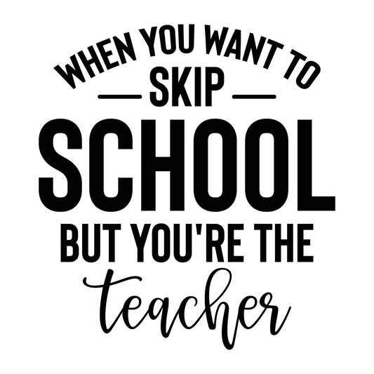 Skipping School 2x2 Magnet